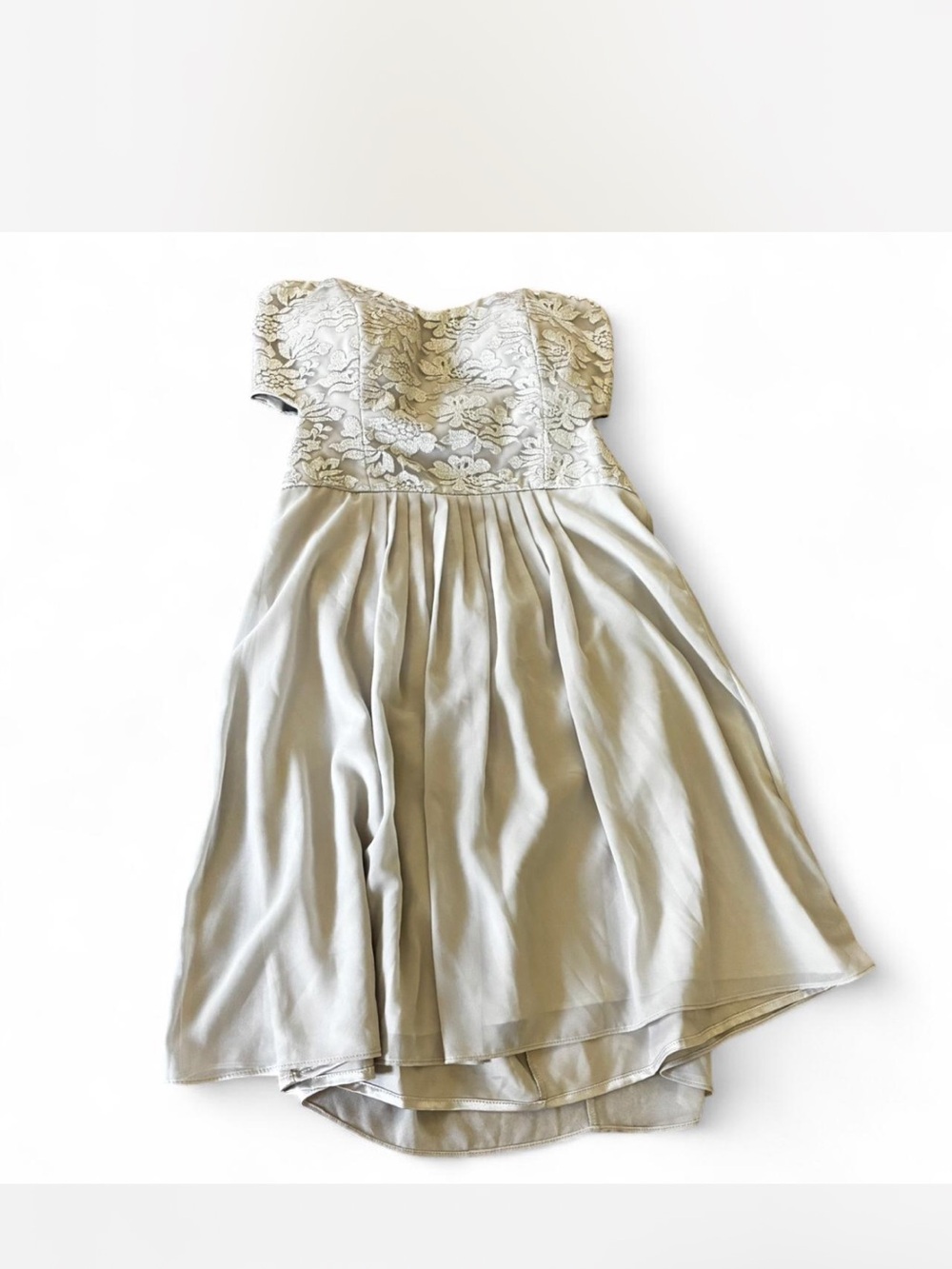 Y2K silver dress